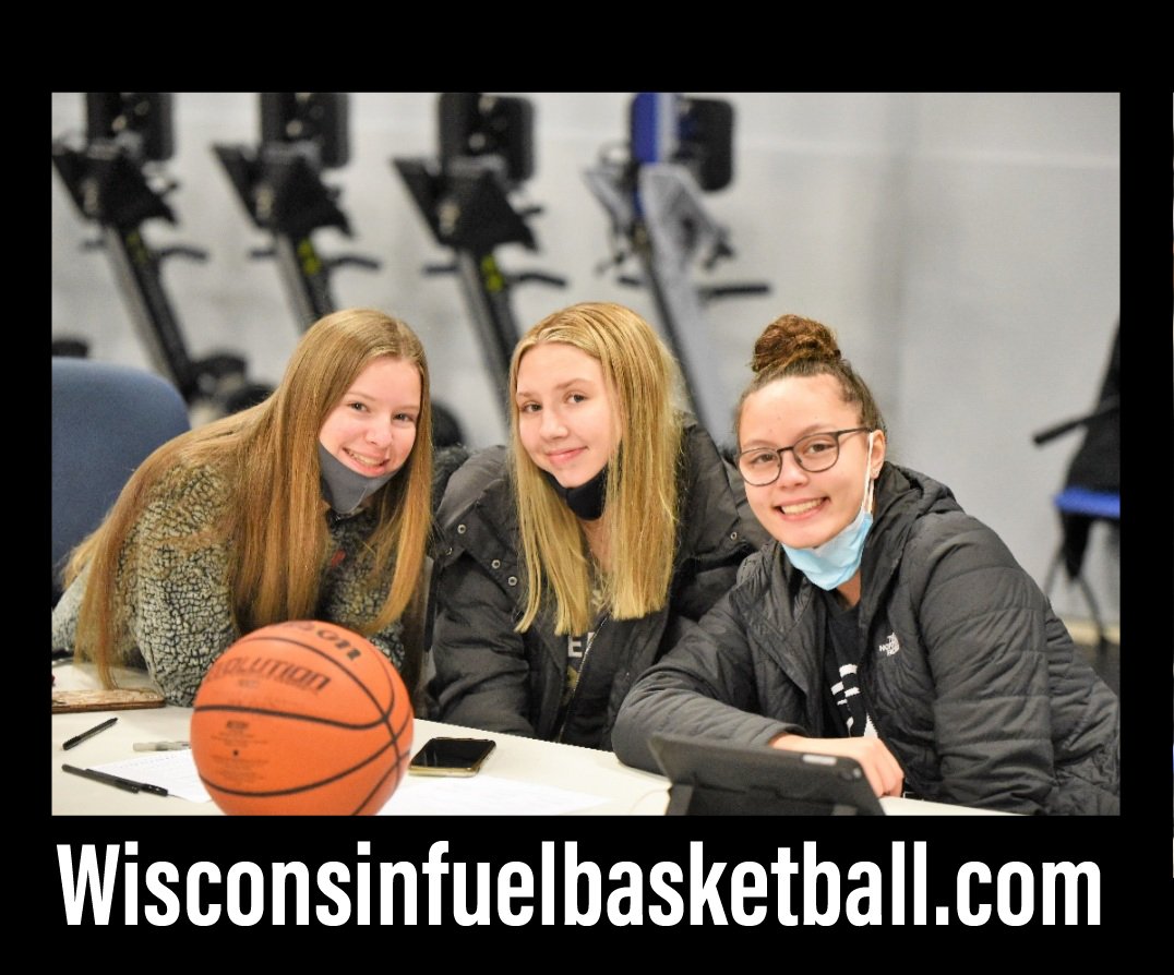 <a href="/CourtneySchuk/">Courtney Schuk</a> <a href="/CertainMichelle/">Michelle Certain</a> <a href="/JillianLandgraf/">Jillian Landgraf</a> 
Wisconsin FUEL 2023 guards volunteer their time to help with youth basketball tournaments. Keeping stats &amp; working the scoreboard. Great way to stay invested in the game ladies !