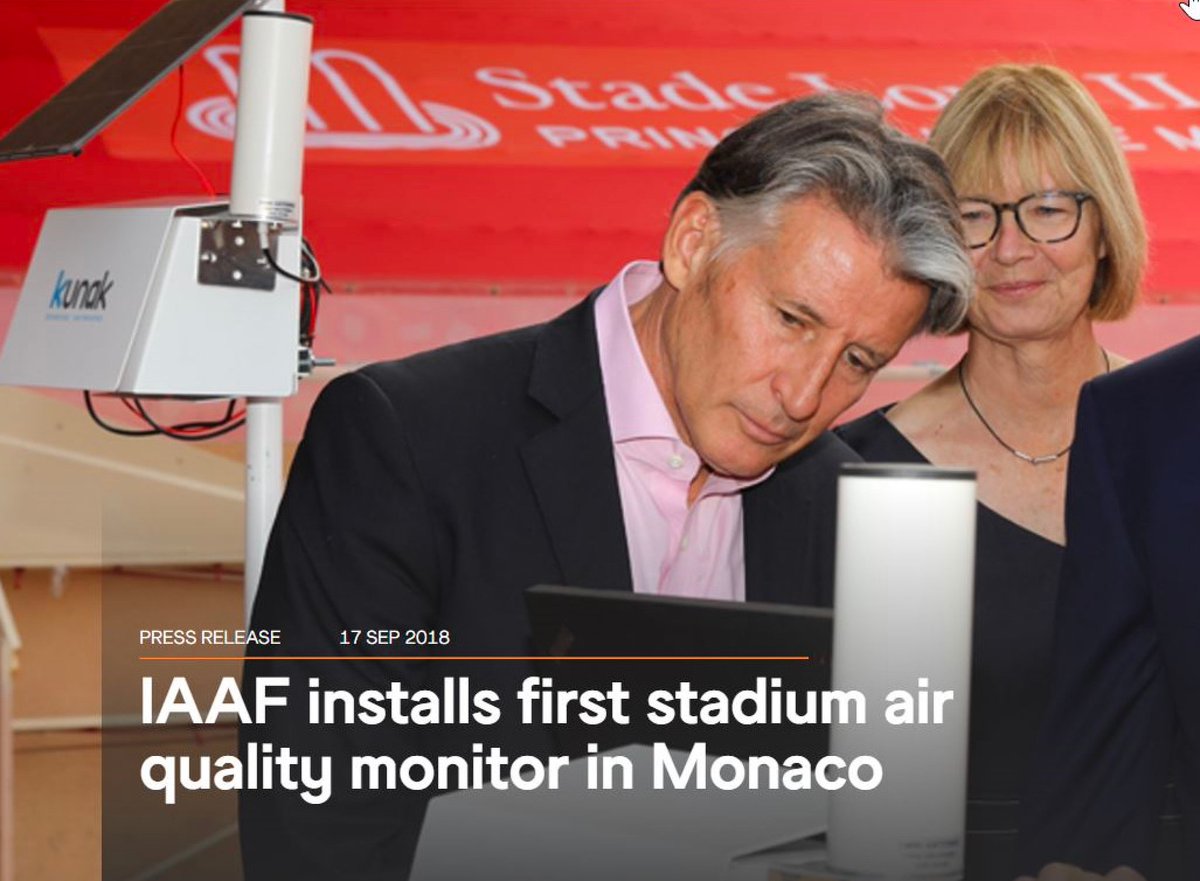 GvtMonaco's tweet photo. [#Environnement]

En 2018, lors d'Herculis, la Direction de l’Environnement soutient @WorldAthletics dans son projet: installer des capteurs Air dans les stades pour la santé de nos athlètes. #Air, Sport et #Santé !

@UNEP
#HealthyAirHealthyPlanet #WorldCleanAirDay https://t.co/dL9FTr9R8A