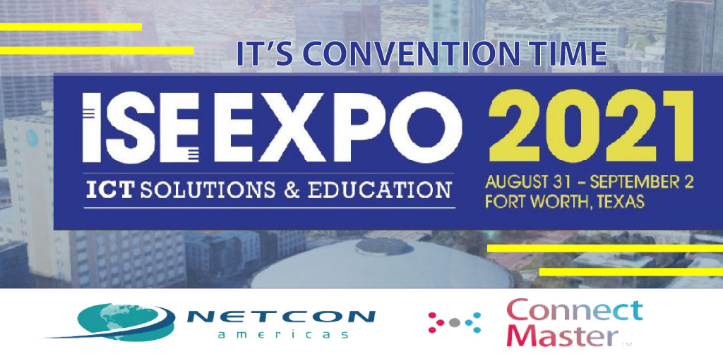 ConnectMasterUS's tweet photo. It's Convention Time!
1 day left to ISE EXPO 2021 - Fort Worth, Texas.

#ISEEXPO #ConnectMaster #ISEEXPO2021 #Netcon  #ISEE21 #NetconAmericas https://t.co/MjXXMs5Lo0