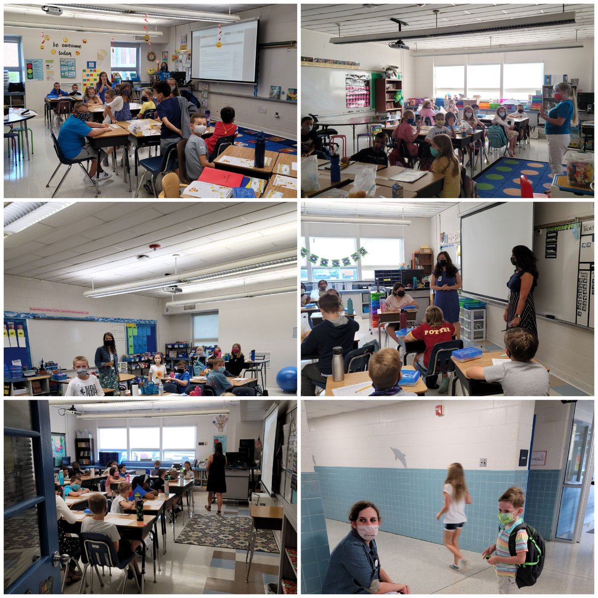 DareDolphins's tweet photo. #YCSDFirstDay @DareDolphins settle in for a great first day! Smiling eyes all around. @shutton22 @KingofReading31 https://t.co/SWOt6bmN8v