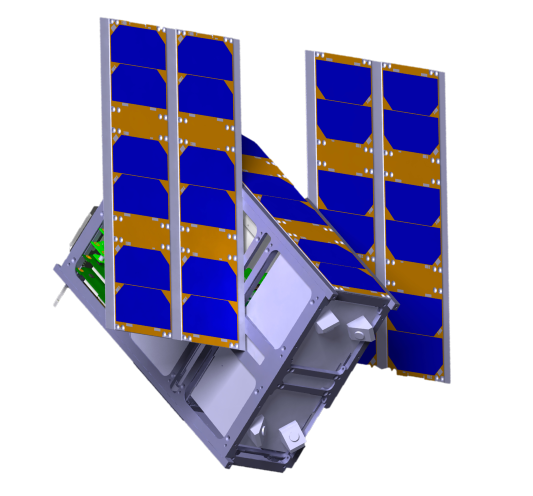 randomhacksdrc's tweet photo. The Facility for Aerial Systems and Technology is in full swing here at Shelby Hall. Check out our design of our 6U CubeSAT. https://t.co/hrdiINTVQc