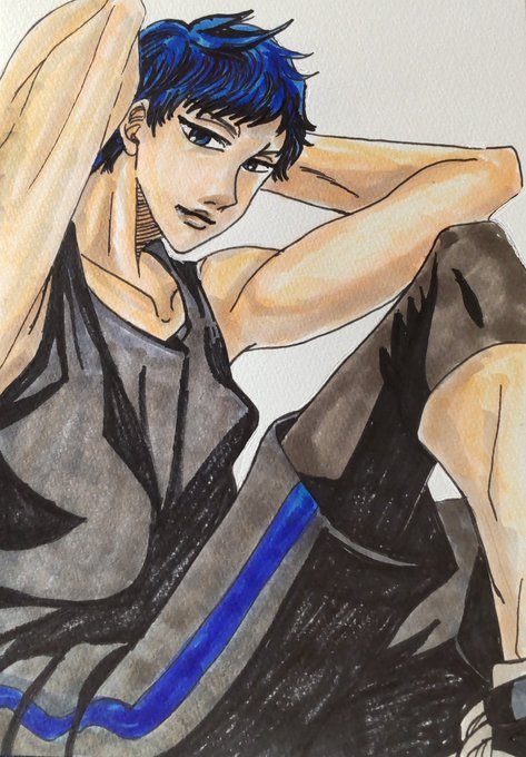 青峰のtwitterイラスト検索結果 古い順
