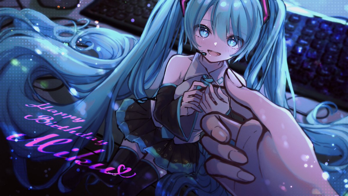 初音ミク 「この先もずっと一緒にいようね
#初音ミク誕生祭2021 」|カトレアのイラスト