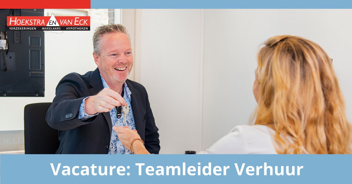 We breiden onze dienstverlening verder uit met #verhuur en zijn nu op zoek naar een #teamleider voor deze afdeling.

Ben jij bekend in de wereld van ontwikkelaars, professionele opdrachtgevers en woningcorporaties? Dan zoeken we jou!

#Solliciteer direct! bit.ly/38pAVrY