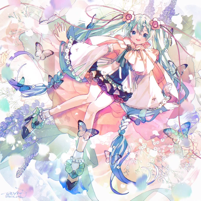 🌼💐🌸今年もおめでとう🌷💐🌼
#初音ミク誕生祭2021
#初音ミク生誕祭2021
#マジカルミライ2021 