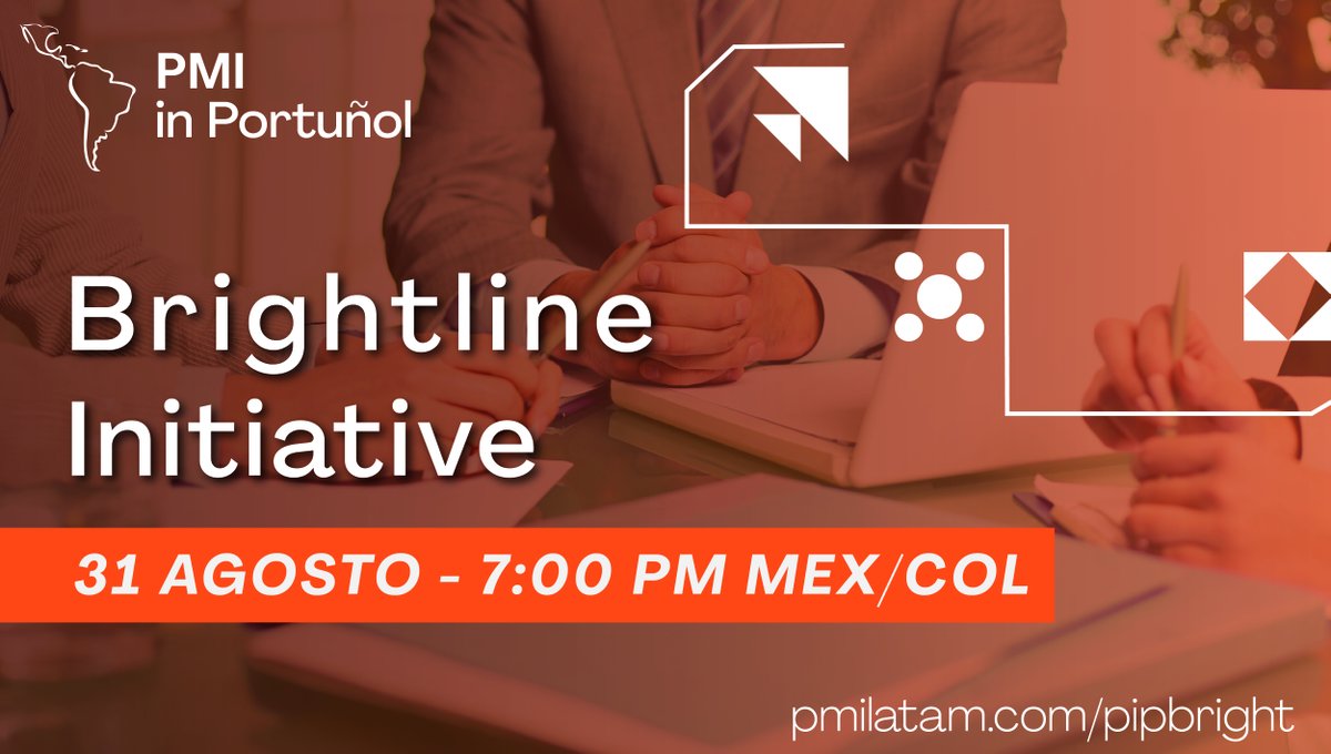 PMIGuayas's tweet image. ¡Aún estás a tiempo de ser parte!
Mañana llega el nuevo PMI in Portuñol, enfocado exclusivamente en la iniciativa Brightline y el poder de la Transformación Organizacional.

Regístrate: Pmilatam.com/pipbright

#PMILatam #Brightline #OrganizationTransformation #PMIinPortuñol