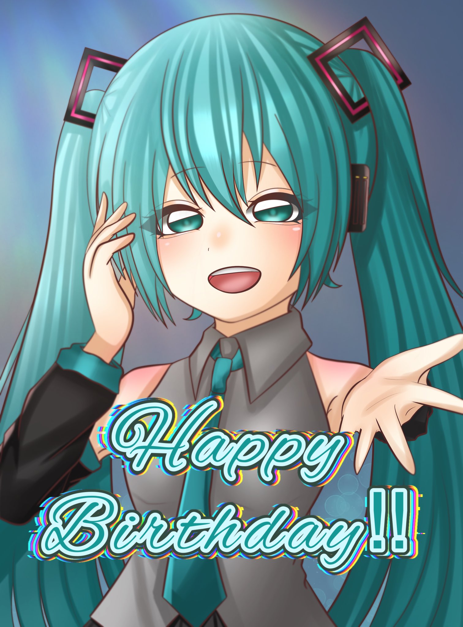 と ﾚ ʊ ໒ Happy Birthday 初音ミク 初音ミク誕生祭21 初音ミク生誕祭21 イラスト イラスト好きな人と繋がりたい 絵描きさんと繫がりたい プロセカ プロセカイラスト T Co P32aywrvhy Twitter