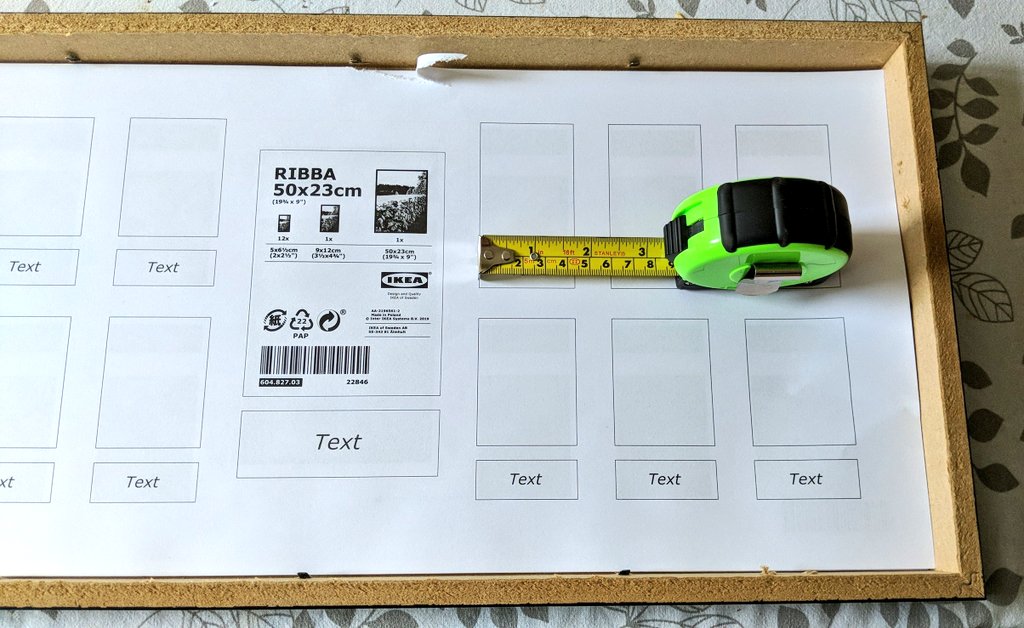 jellybeanstomp's tweet photo. Hi @IKEA @IKEAUKSupport unfortunately the listed dimensions on your Ribba product are not the correct size? 

The 12 photos to fit are 4.5cm x 5.5cm rather than your specified 5cm by 6.5cm and we've consequently ordered the wrong sized photos! https://t.co/xkSFAarZI5