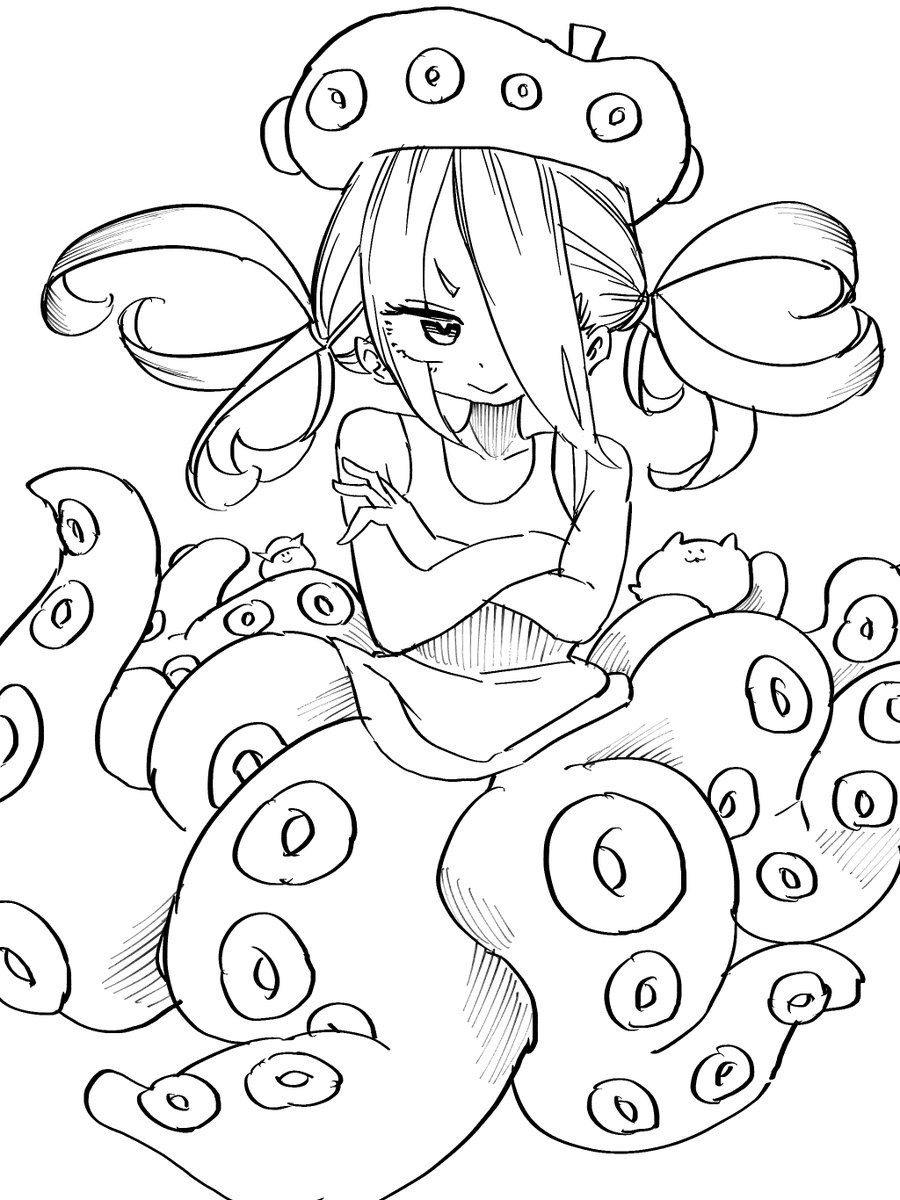 きょうの線画です🍣 