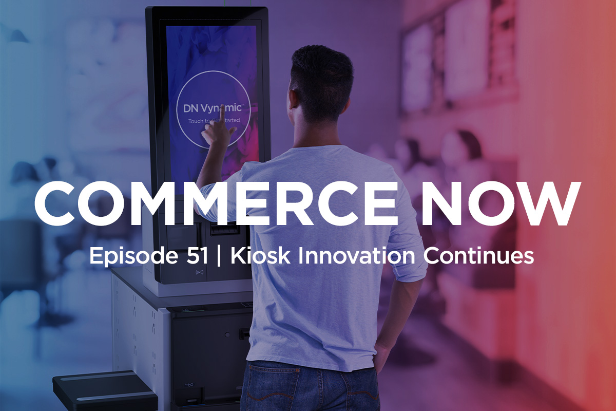 DieboldNixdorf's tweet photo. In this episode of #CommerceNow, Elliot Maras from @KioskMktplc &amp; Matt Redwood from Diebold Nixdorf discuss the continuation of  #retailinnovation with  #selfservicekiosks &amp; how self-service can offer a better customer experience. 
Listen now: https://t.co/ea0eltl51L https://t.co/wsc3MwH0OS