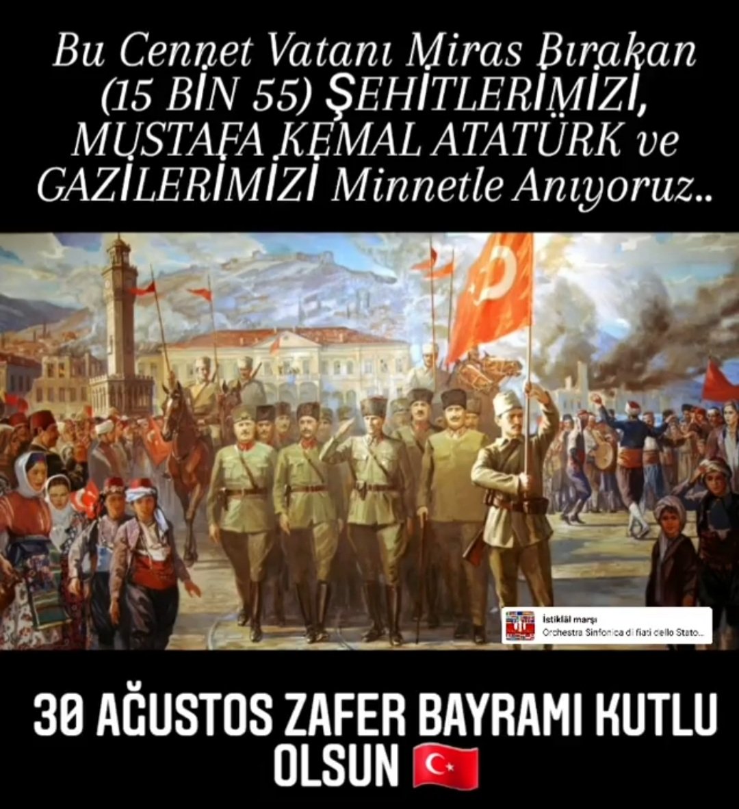 Öyle Büyük Bir Adamdı ki!. "Yurtta Sulh Cihanda Sulh" Diyecek Kadar Koca Yürekli.. Bazı Haklar Ödenmez, Tıpkı Fikirler Ölmez Sözü Gibi.. Saygı,Sevgi ve Minnetle.❤ #30AgustosZaferBayramı