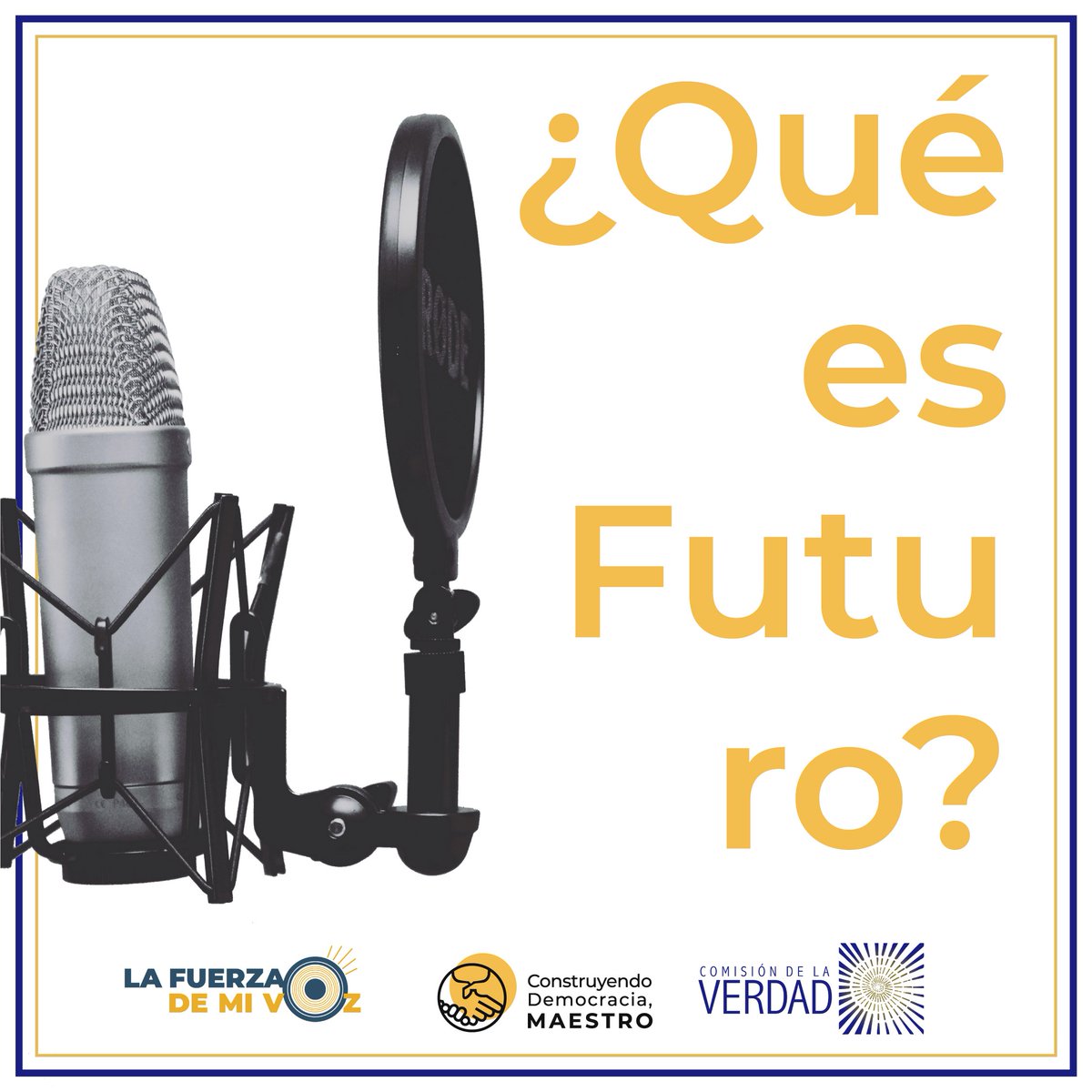 ConstruyendoDM's tweet photo. La guerra ha afectado la población juvenil. Por eso, en la construcción de paz, debemos pensar con las nuevas generaciones qué es futuro y cómo lo visualizan. Este 1 de septiembre espera el 4 capítulo de la serie #LaFuerzaDeMiVoz. Una producción realizada en con @ComisionVerdadC https://t.co/3u6qjeBxix