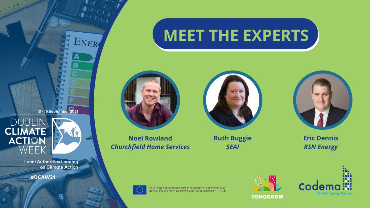 EnergySavingKit's tweet photo. MEET THE EXPERTS! We have a fantastic panel ready to answer your questions on #homeenergy upgrades 🏠 Join Noel Rowland from @ChurchfieldHome, Ruth Buggie from @SEAI_ie and @EricDennis2010 from @ksnenergy on Sept 18th for our Ask The Experts Live Q&amp;A: https://t.co/NFE8aDHRIn https://t.co/GMNIpsl8TW