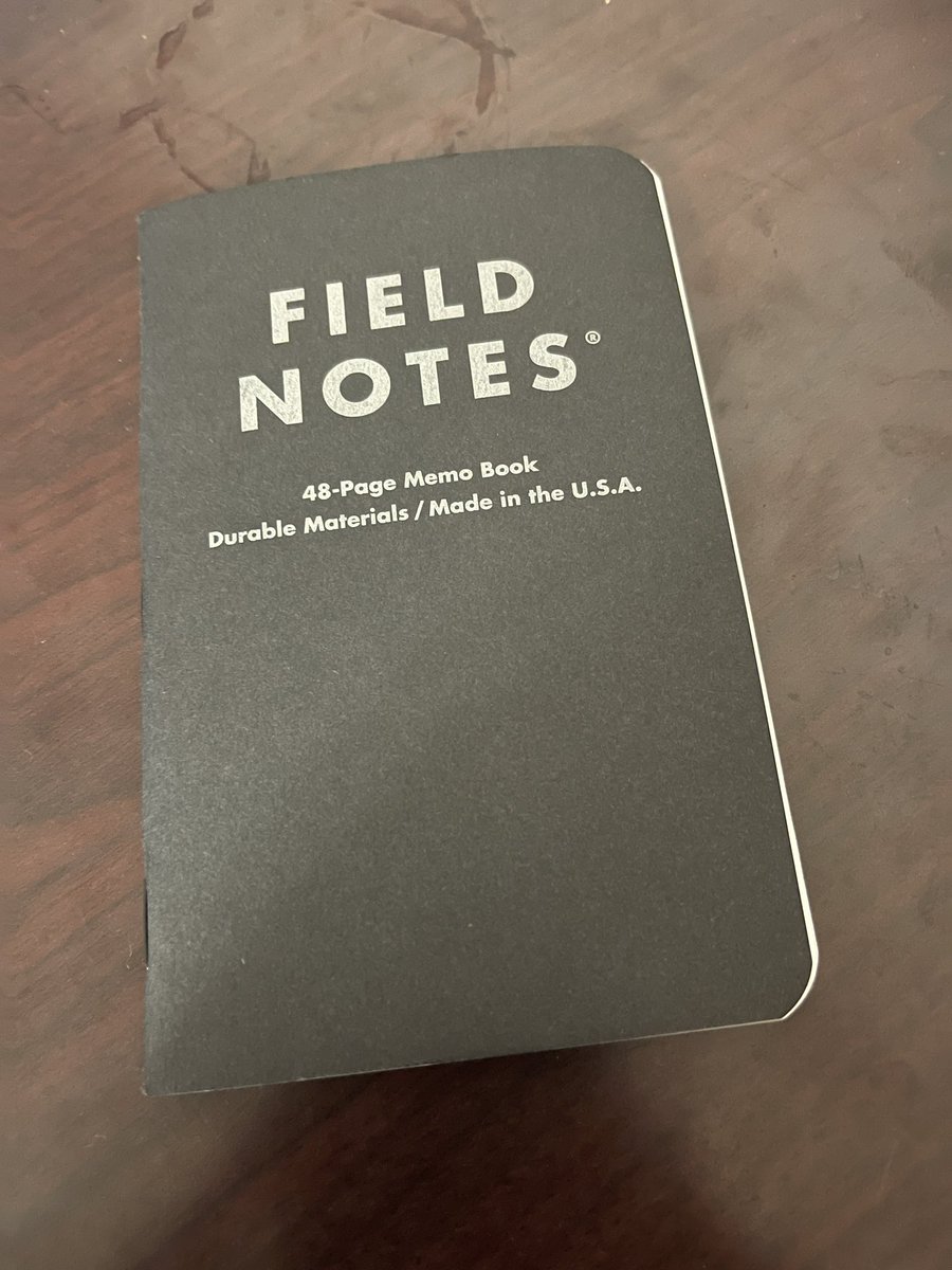 CoachKWhite's tweet photo. Coaches learn from the greats on your staff and pick up the gems they drop!
My guy @CoachMcLa introduced me to a small pocket fields notes book that he takes everywhere with him!
#GettingBetter #LearningAlways https://t.co/vtWlJrJrJE