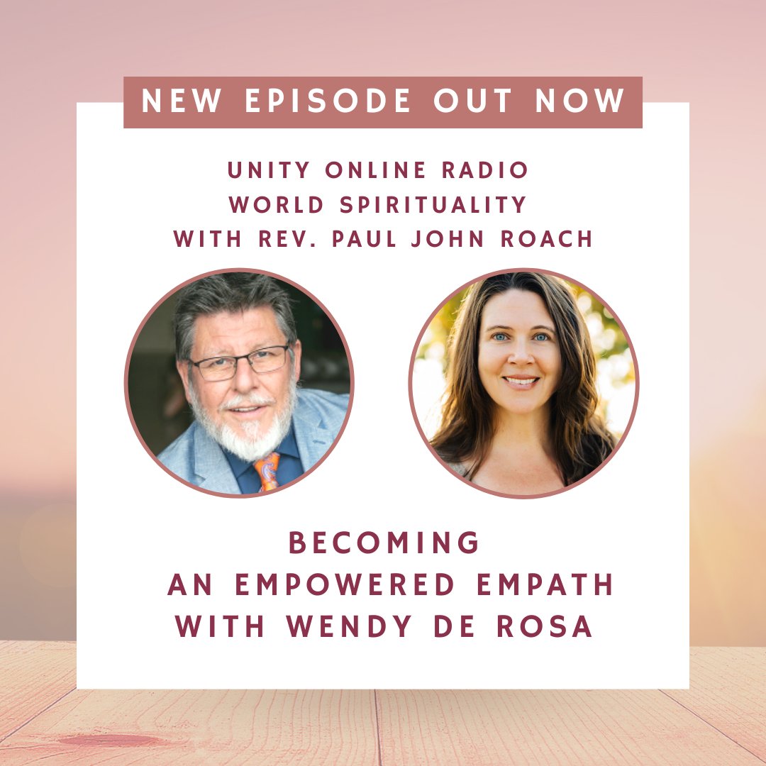 Thank you Unity Online Radio and Rev. Paul John Roach for having me on your show! We discussed the journey of discovering how to clear energy, set boundaries, and embody your intuitive powers. I hope you enjoy it! 🙏