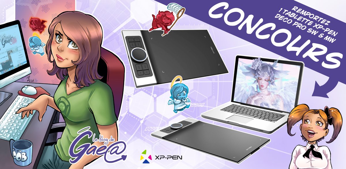 gaeaguildenoob's tweet photo. ✨CONCOURS ✨Pour celles et ceux qui veulent monter leur compétence graphisme, il y a du loot à gagner ! Pour remporter cette tablette graphique Deco Pro SW &amp; MW : RT + FOLLOW @gaeaguildenoob et @XPPentablette
Tirage au sort le 16 septembre ! https://t.co/OXDXhKO6uL