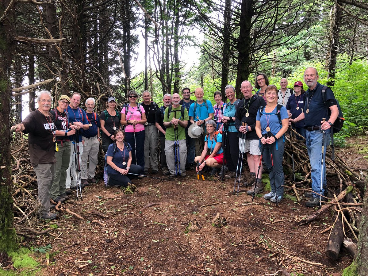 SV_Museum's tweet photo. We had a great hike up to Walker's Knob last week! Thanks to our hike committee and volunteers for leading hikers on this beautiful trek!
(Photo courtesy of Pete Crawford.)
#wnc #hikewnc #blackmountain #swannanoavalley #ncmuseum #historymuseum https://t.co/Hc6ul6TSic