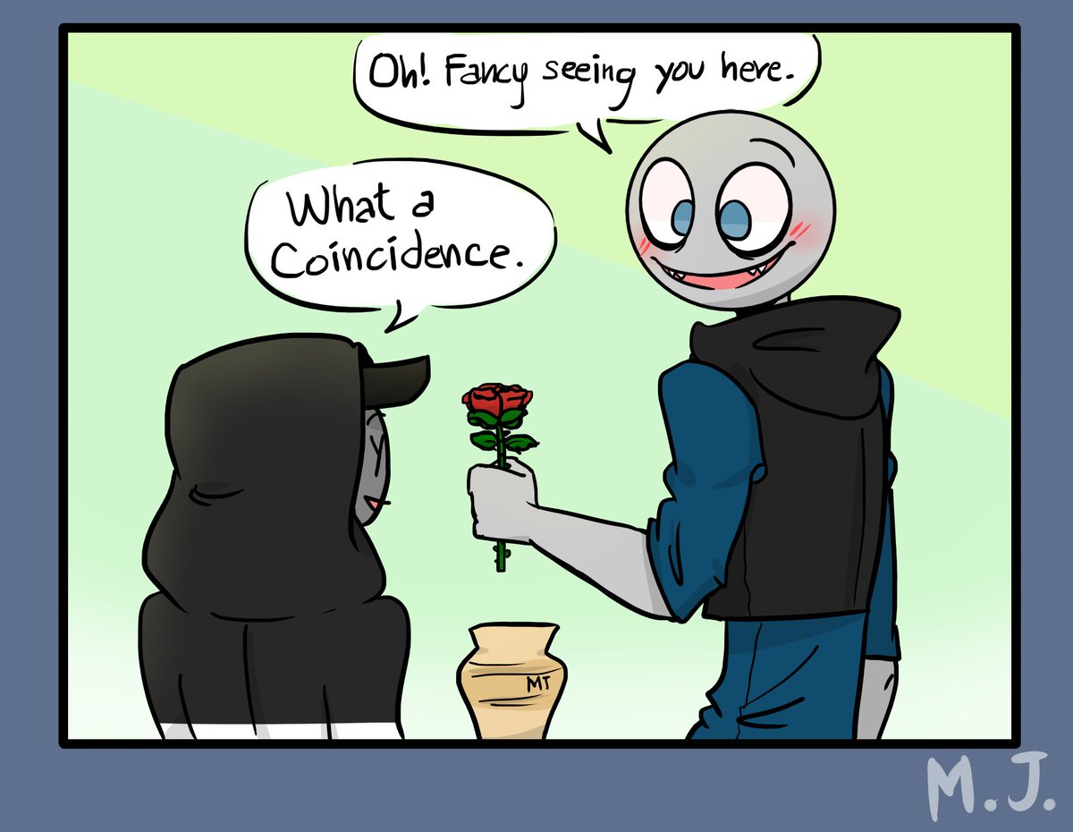 MJelikART's tweet photo. YB! short comic (1/2) -Coincidences- 

#YourBoyfriendGame #YourBoyfriendfanart #YourBoyfriendPeter https://t.co/LwIuU05egJ