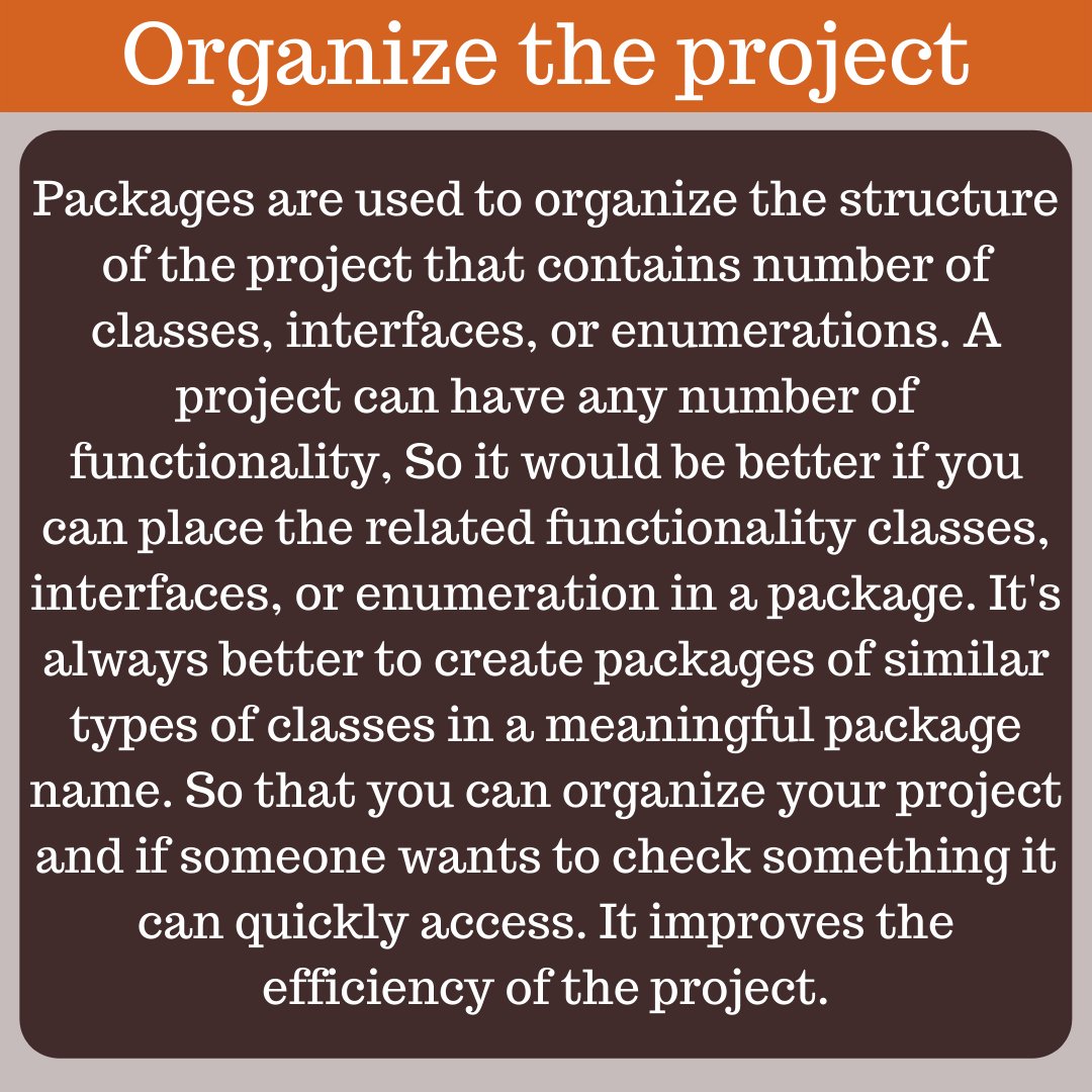 GoalJava's tweet image. Want to read it in detail then click on link: javagoal.com/advantages-of-…
#javadeveloper
#android
#javacode
#codinglife
#Coding
#devcommunity
#CodeNewbie
#CodeNewbies
#WomenWhoCode