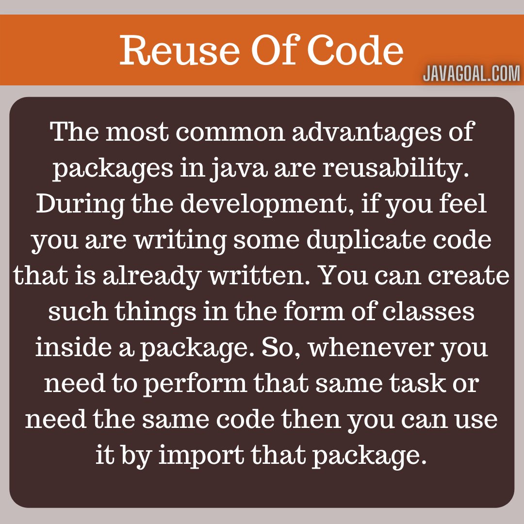GoalJava's tweet image. Want to read it in detail then click on link: javagoal.com/advantages-of-…
#javadeveloper
#android
#javacode
#codinglife
#Coding
#devcommunity
#CodeNewbie
#CodeNewbies
#WomenWhoCode