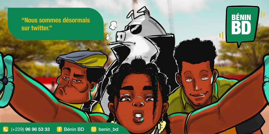 BdBenin's tweet image. Eh oui, nous sommes sur Twitter...Smiling face with sunglassesHappy man raising one hand
#Beninbd
#Bandedessinée
