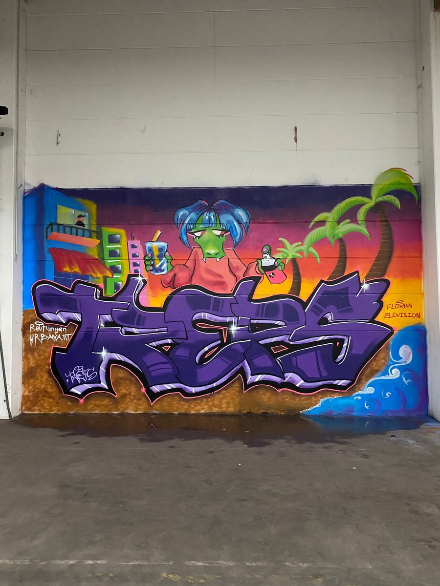 kskreutlingen's tweet photo. Wir sind begeistert, was beim #Graffiti- &amp; #Streetart-Meeting urbana.rt am #Innoport #Reutlingen entstanden ist! 

#kunst #sprayen #streetartist #art #graffitiart #urbanart #urban #artwork #streetstyle #wallart #painting #spraypaint #urbanwalls #sprayart https://t.co/5YsPG8yfKx