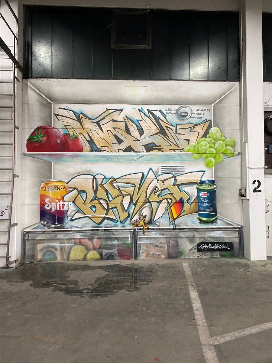 kskreutlingen's tweet photo. Wir sind begeistert, was beim #Graffiti- &amp; #Streetart-Meeting urbana.rt am #Innoport #Reutlingen entstanden ist! 

#kunst #sprayen #streetartist #art #graffitiart #urbanart #urban #artwork #streetstyle #wallart #painting #spraypaint #urbanwalls #sprayart https://t.co/5YsPG8yfKx