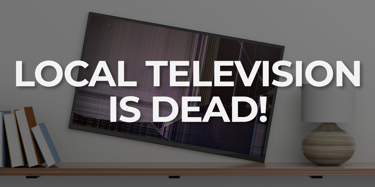 MediaGardenAi's tweet photo. Local television is dead! The reason is because most people get their news &amp; info from social media on their mobile devices. Increase ad conversion rate w/ our video services. Call 413-883-8630 or visit https://t.co/eRji8iUxP4.

#tvisdead #televisionisdead #increaseconversions https://t.co/8yGA1dUUId