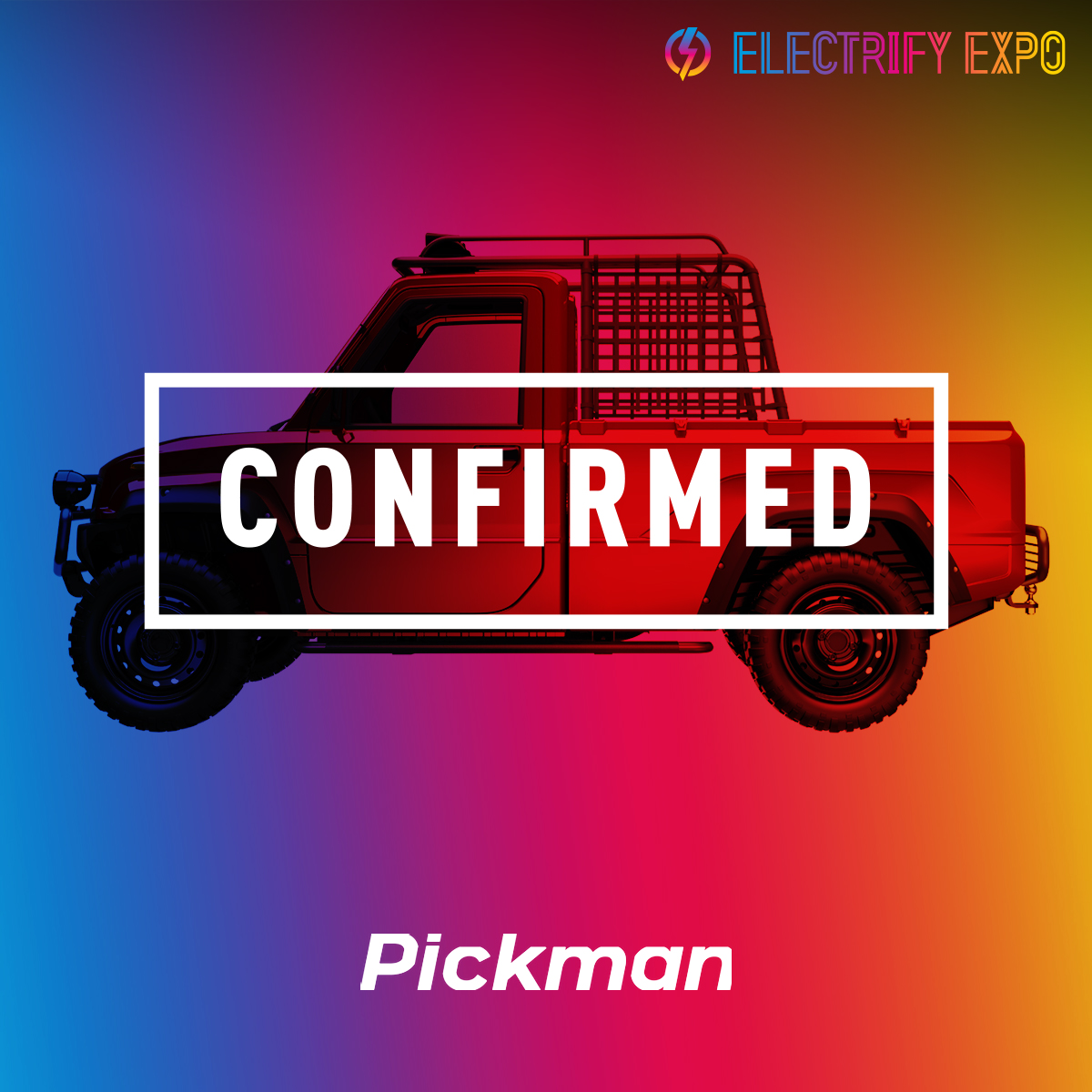 ElectrifyExpo's tweet image. Dreaming of a self-sustaining off road vehicle? Look no further than the Pickman XR with solar charging to keep you completely off grid! Check out the country's coolest ⚡ Mini Trucks @ #ElectrifyExpo in OC
​​OC Sept 18-19
Miami Oct 16-17
Austin Nov 12-14 bit.ly/3xXnQBo