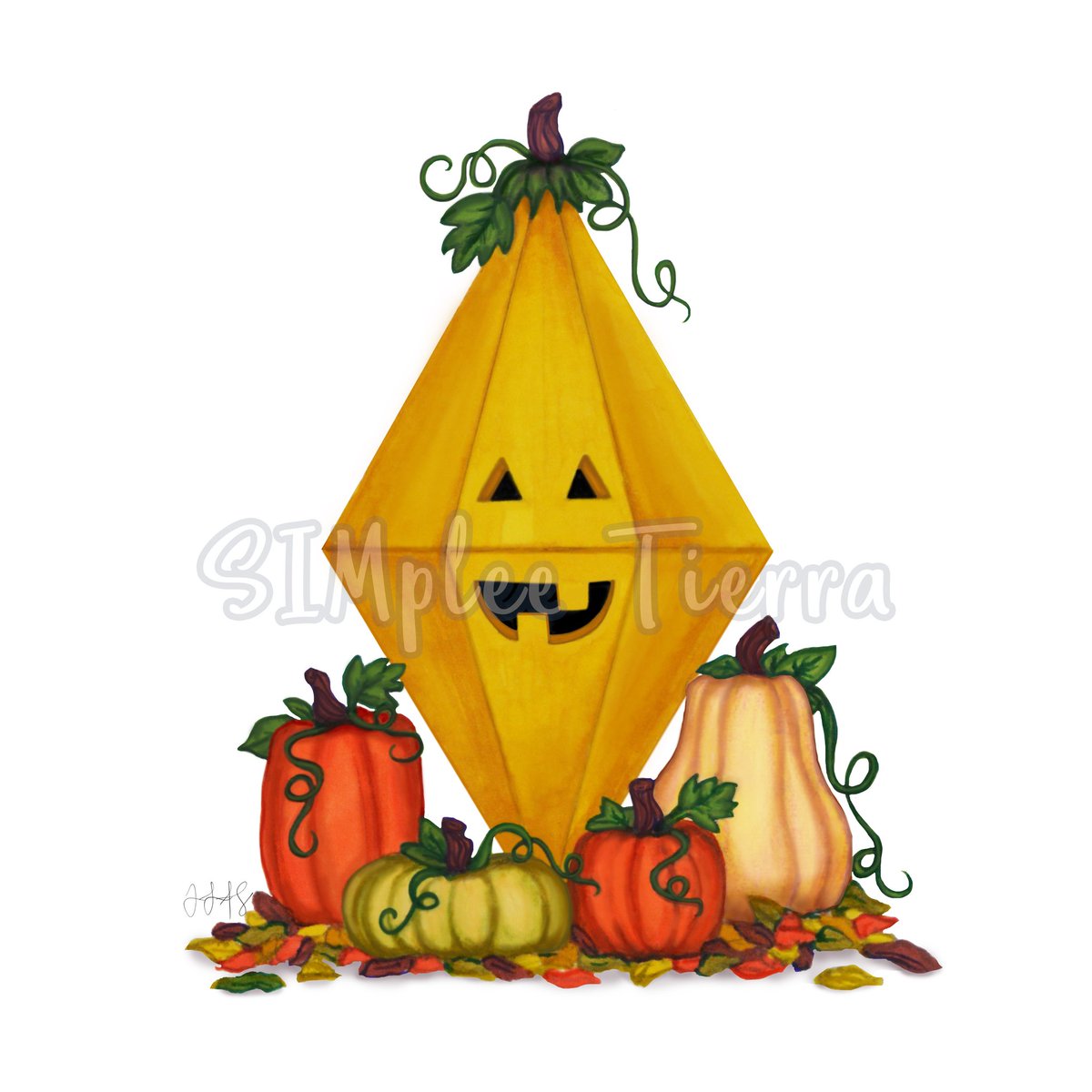 Tierra_Cruz_'s tweet image. A PUMPKIN PATCH PLUMBOB! #Pumpkins #jackolantern #fallible #Halloween