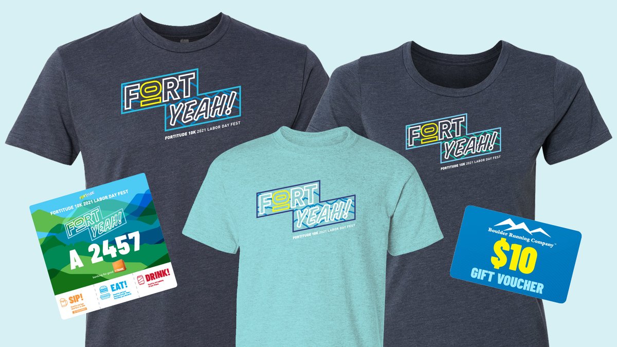 FORT YEAH BABY! The FORTitude 10K is back and better than ever! Join us this Labor Day and show your FORTitude - bit.ly/37OqwWD.