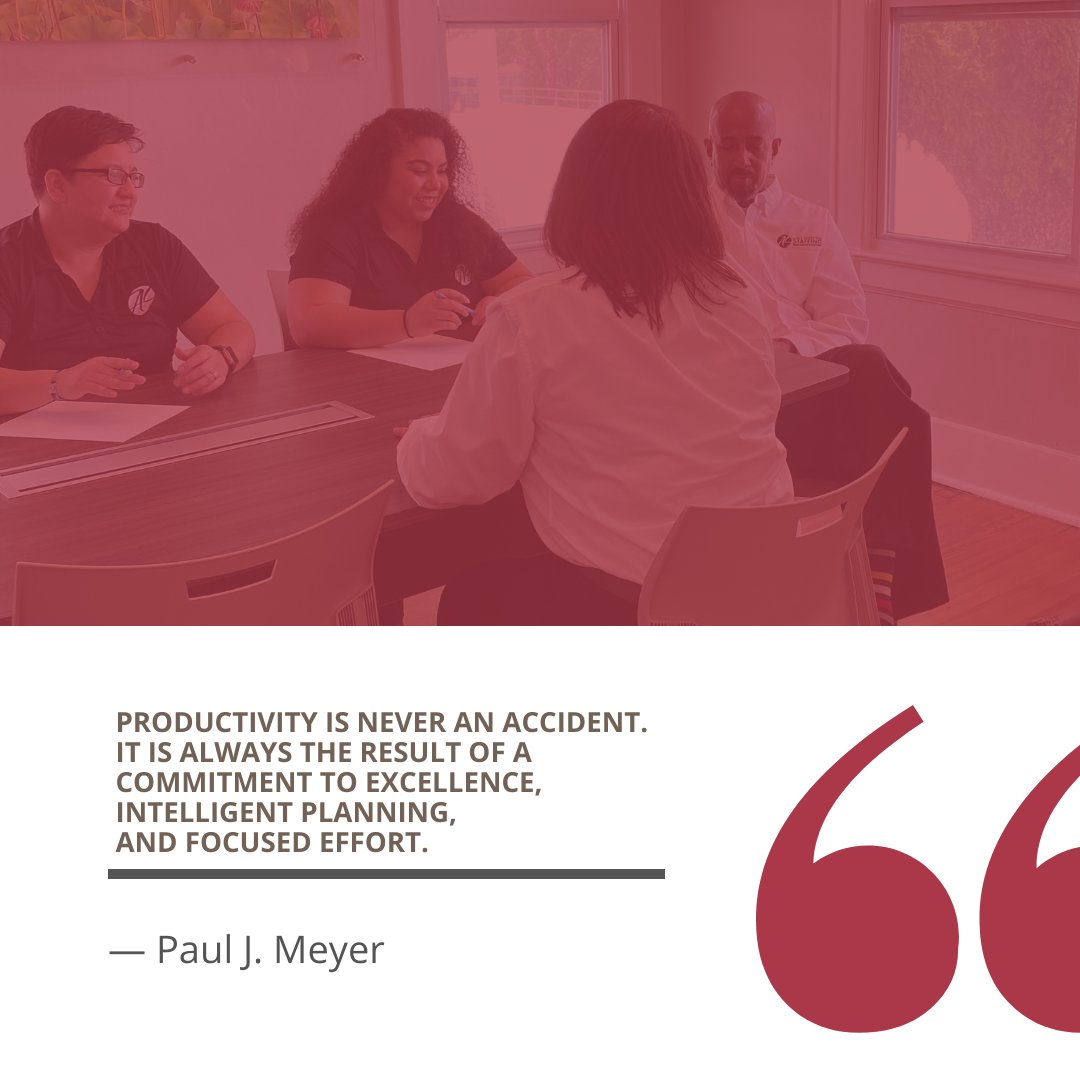 workthenest's tweet photo. "Productivity is never an accident. It is always the result of a commitment to excellence, intelligent planning, and focused effort."
โ Paul J. Meyer
#motivationmonday #inspiration #entrepreneur #coworking #supportlocal #workthenest #claycounty #duval #smallbusiness #motivation https://t.co/YqonGepZr4