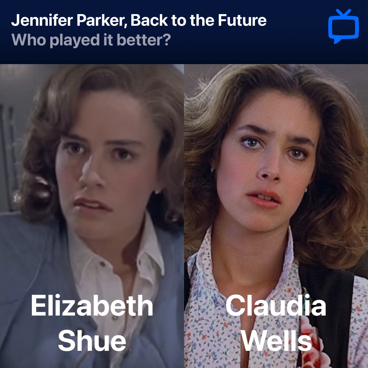 Role Battle Time! Who was the best fit as Jennifer Parker in Back to the Future? Vote in the comments!

#backtothefuture #elizabethshue #claudiawells
