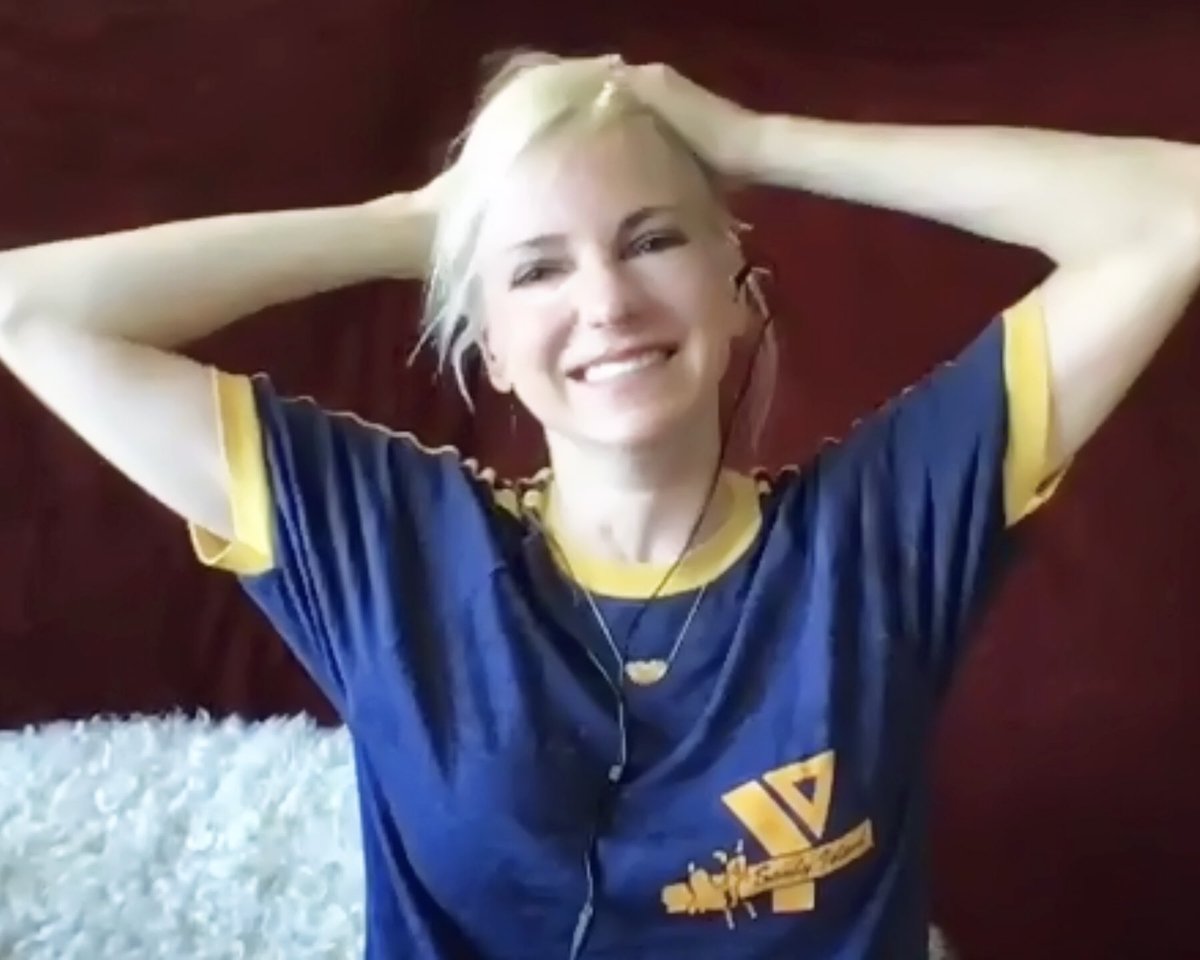AnnaFaris's tweet photo. Want to know how a tweet can lead to becoming the star in a Marvel movie? @simuliu tells the story on @unqualified https://t.co/fMsghWxYRq