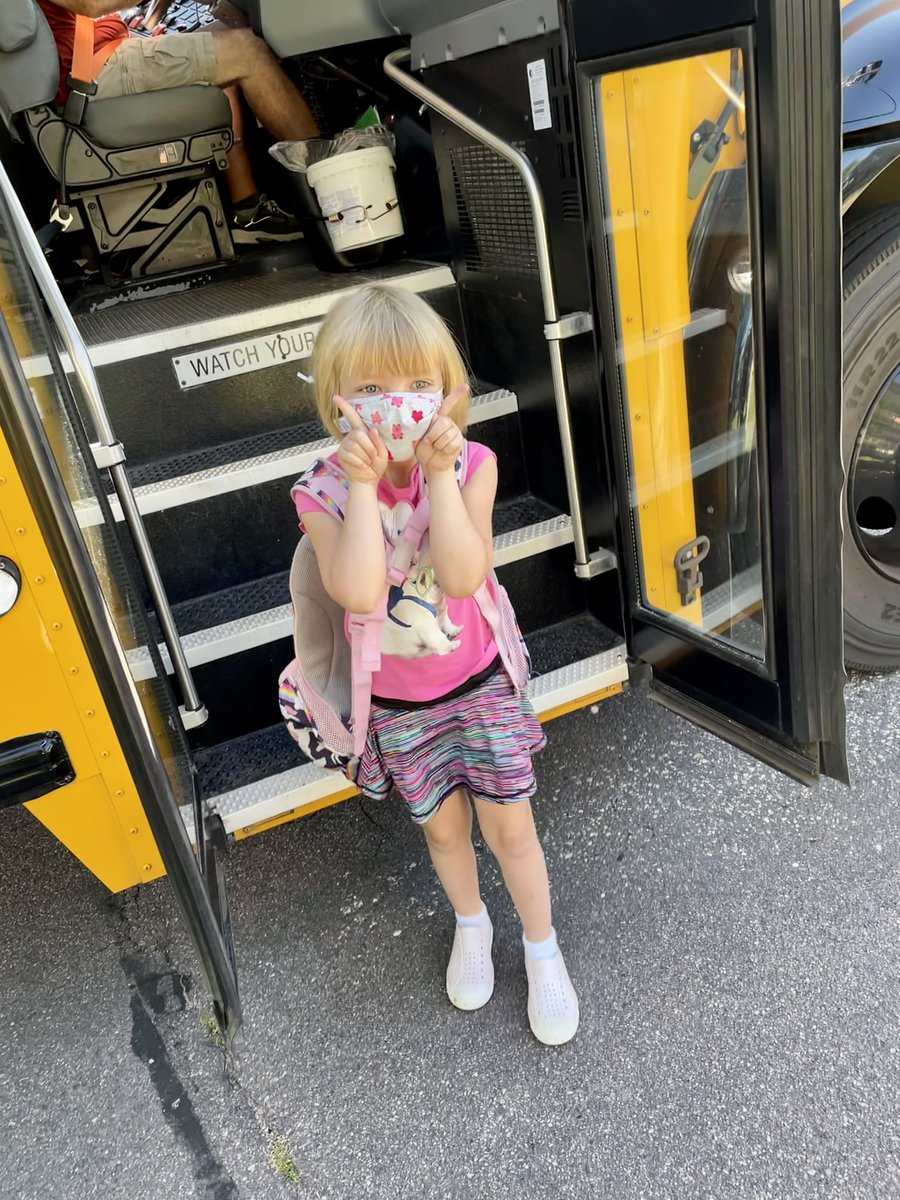 And just like that, we have a kindergartner! Watch out world and <a href="/GreenleafGators/">Greenleaf Elementary</a>, Maggie is coming for you! #worldchanger #ourfuture #fierce