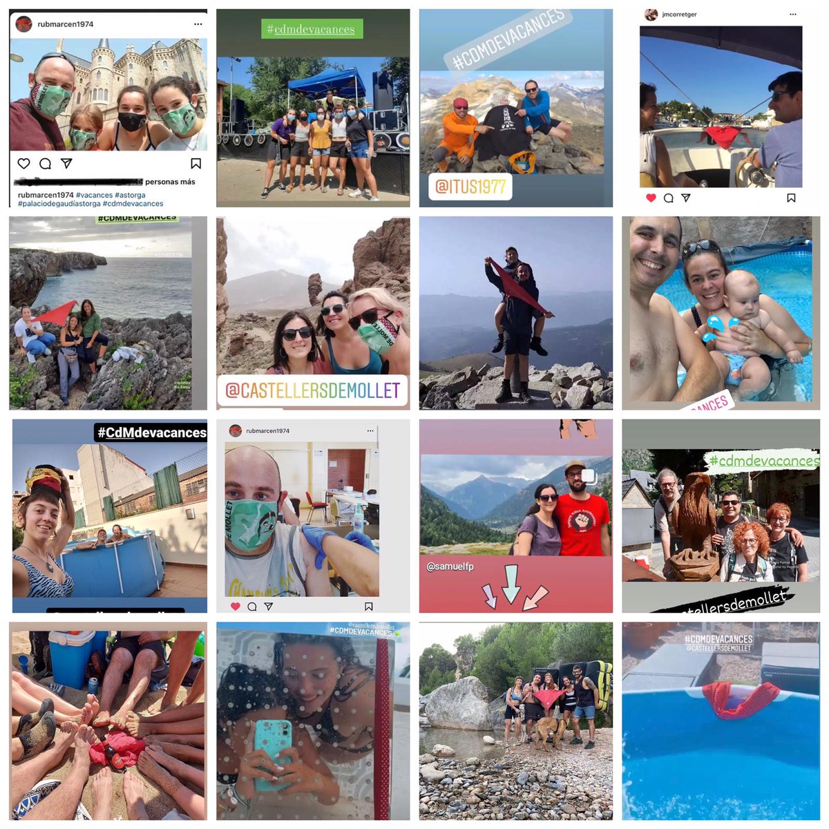 CastellerMollet's tweet photo. Volem agraïr a totes les persones que heu compartit amb nosaltres moments de les vostres vacances☀️ amb el #cdmdevacances.
Esperem que hagueu carregat piles 🔋 perquè ben aviat começaran els assajos! Info aviat
#cdm #verdclaret #castelleres #castellers #castells #ambtumesamunt https://t.co/hIeiwXsA1L