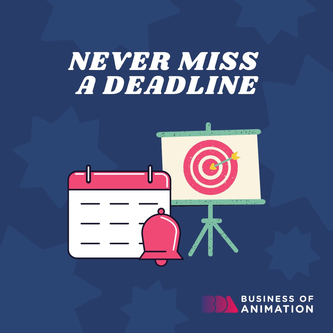 animationbiz's tweet image. 4. Maximize resources
5. Avoid major mistakes
6. Never miss a deadline

#animatorproductivity #animatortime #AnimatorTimeManagement #AnimationSpeedTime #ProductivityForAnimators #BusinessOfAnimation #BusinessOfAnimationStudio #BusinessOfAnimationWorkshop