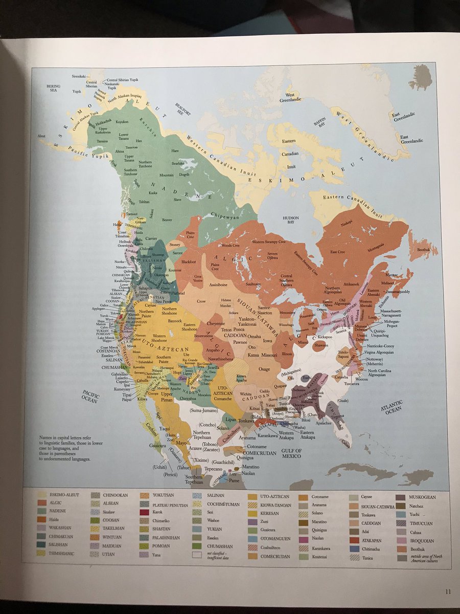 Amatorculist's tweet image. Insane book @Sax_R pointed out to me today! Just gorgeous pictures; text and graphics verge on beyond beginner. Saw the map and actually freaked out! #NativeAmerican #AboriginalAmerican #FirstNations #CulturalHistory
