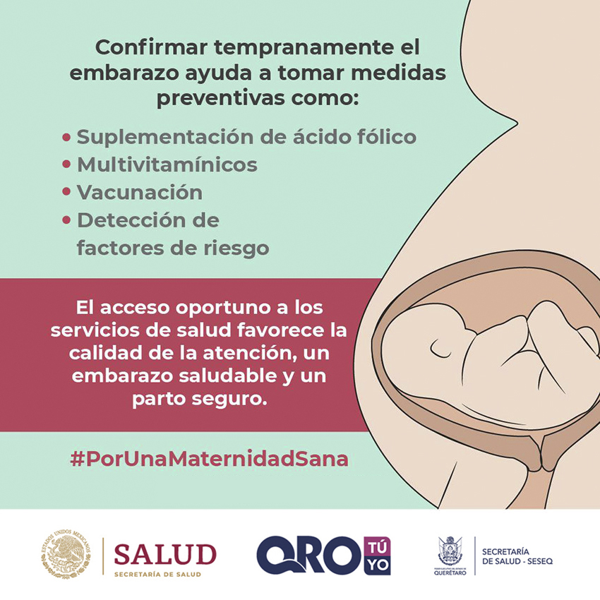 El acceso oportuno a los servicios de salud favorece la calidad de la atención, un embarazo saludable y un parto seguro. #PorUnaMaternidadSana
