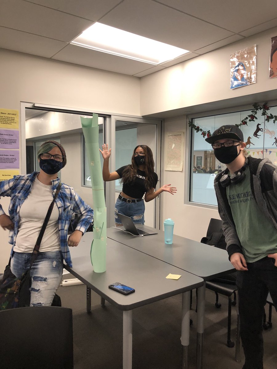nkcspeechdebate's tweet photo. Comp drama did a team building tower building competition today. The leaders weren’t allowed to speak the instructions so they had to get creative in how they communicated the goals. https://t.co/PzWAZFY5Zz