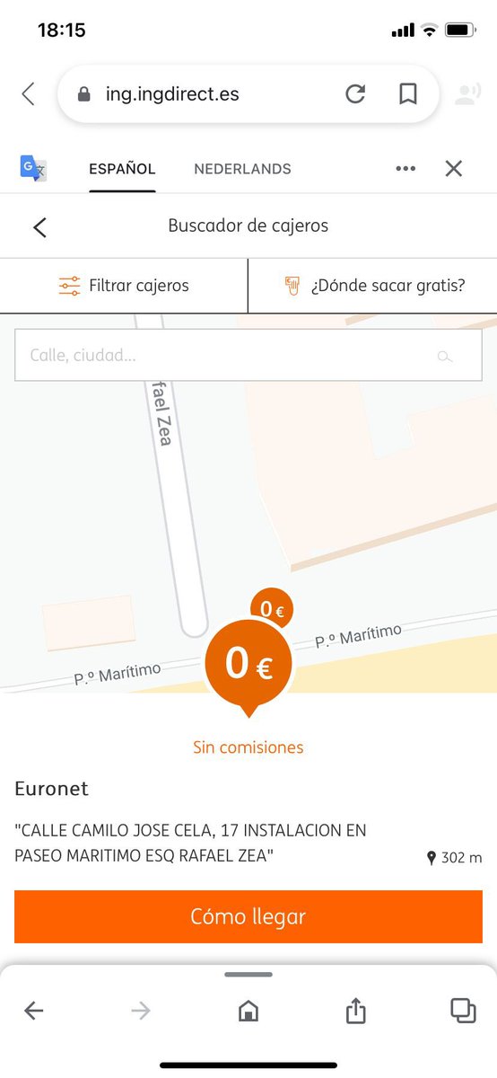 rotownjack's tweet photo. @ingnl fijn dat pinnen in Marbella, voor zgn 0 commissie, maar vervolgens wel € 3,95 inhouden volgens mijn afschrijving! https://t.co/B3EzmEXXgK
