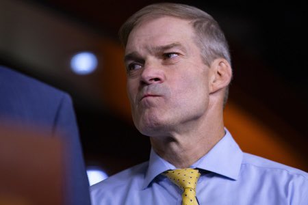 NotHoodlum's tweet photo. Gym Jordan: “Maybe President Trump called me 30-40 times on 1/06. But, these weren’t real conversations, he’d simply ask ‘Did they get him yet’? and hang up when I said no.” https://t.co/5Od3lY2NbJ