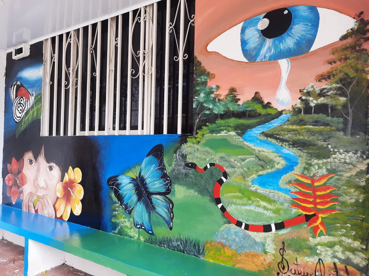UBPDcolombia's tweet photo. El Equipo Territorial de #Mocoa  de la #UBPD en articulación con el movimiento juvenil Valle del Guamuez, conmemora el Día Internacional de Víctimas de Desapariciones Forzadas con una muestra cultural, círculo de la palabra y la entrega de un mural. 

#LaBúsquedaNoSeDetiene https://t.co/hky0CVq5uK