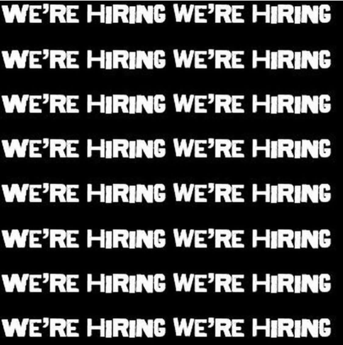 🚨JOBS JOBS JOBS 🚨
⁉️: Recruitment Party 
🏠: MEATliquorQW 
⏰: 11am until 2pm
🗓: Weds 1st Sept

You’re invited to our recruitment party. Come by for a 🍔, a 🍺 or just a chat and hopefully walk away with a brand new job

RSVP: getstaffed@meatliquor.com for more details