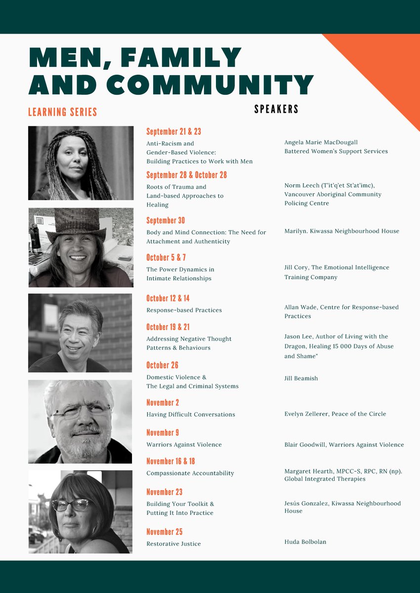 SVNH (@southvannh) on Twitter photo This is new learning series, which focuses on supporting men to develop positive family relationships, is hosted by Kiwassa Neighbourhood House and funded by Vancouver Coastal Health.
Join us and register for any of the sessions! Enquiries and registration: jesusg@kiwassa.ca. This is new learning series, which focuses on supporting men to develop positive family relationships, is hosted by Kiwassa Neighbourhood House and funded by Vancouver Coastal Health.
Join us and register for any of the sessions! Enquiries and registration: jesusg@kiwassa.ca.