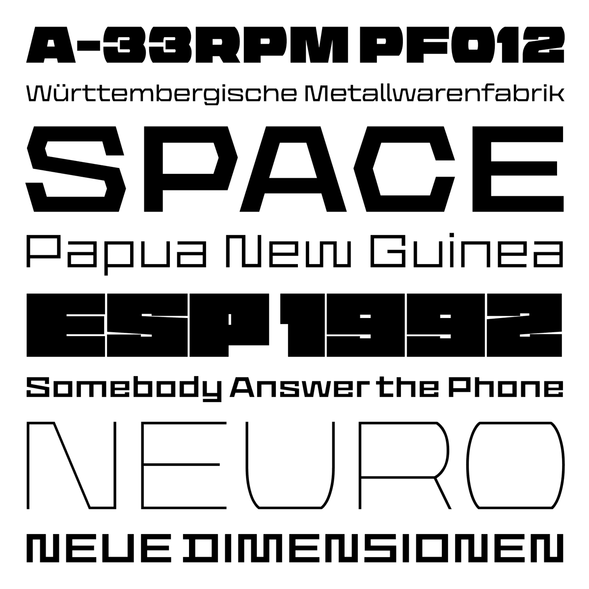 hurmedesign's tweet photo. New release: Hurme Tek - A collection of four families in mechanical spirit. Each family consists of nine static weights, also available as a single-axis variable font. 

To make it extra nice, Hurme Tek №4 is FREE.
—>
https://t.co/E7UyauFBLj
—
—
—
#fonts #typeface #typography https://t.co/YWn6szyof1
