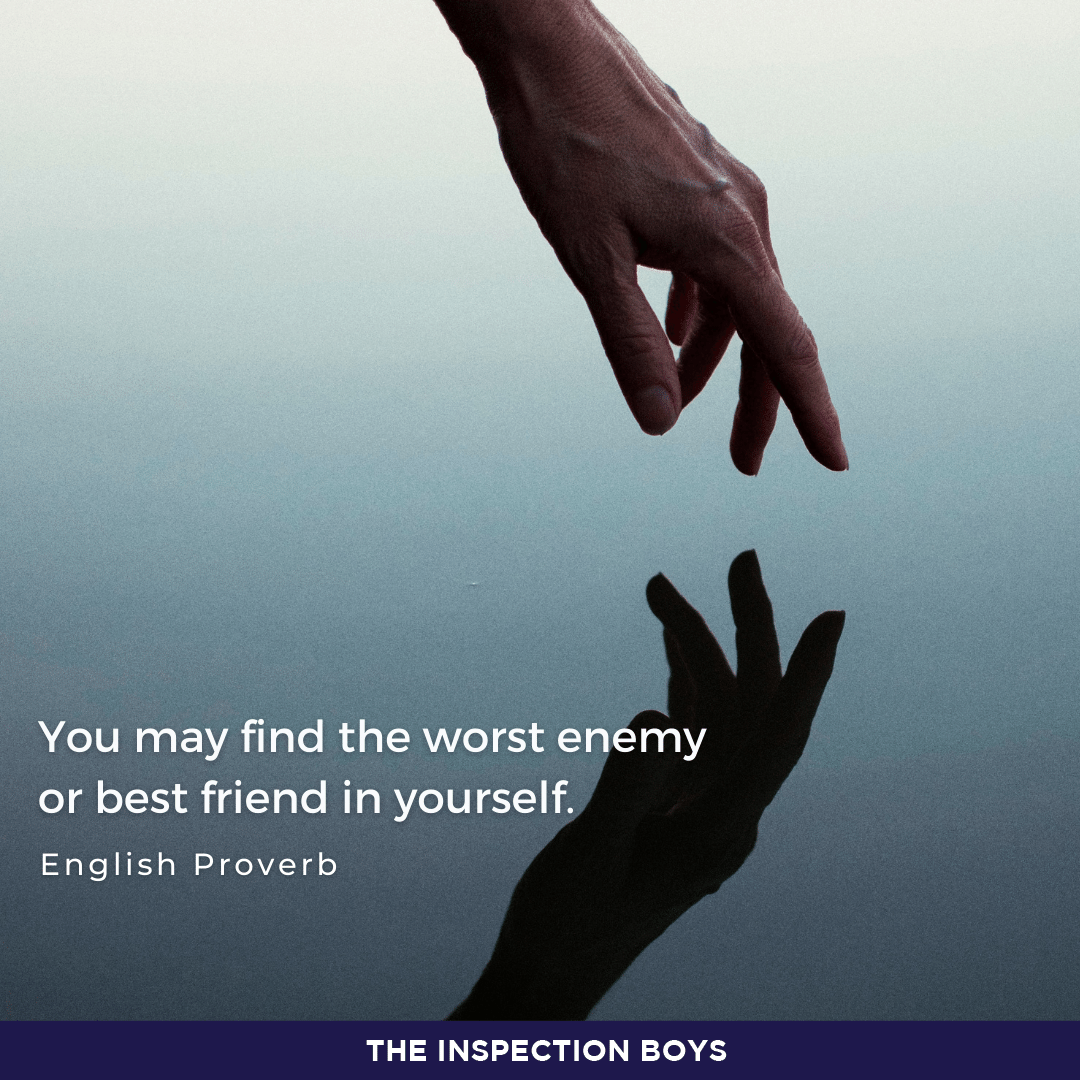 Choose to be best friends with yourself so that you can be successful in life.

#HomeInspection #HomeInspections #HomeInspector #TheInspectionBoys #LongIslandRealEstate #RealEstate #MotivationQuotes #DailyQuotes #Quotes