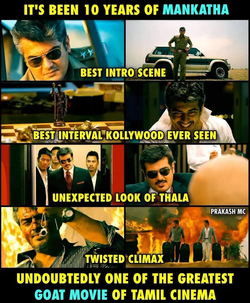 MuthuMa07298008's tweet photo. 10 years mathirii illa it's fully fresh on is career we luv thala Ajith #Valimai #DecadeOfKWPrideMANKATHA #MankathaPartyLoading #AjithKumar #ValimaiSecondSingle https://t.co/9WuMC8v7M0