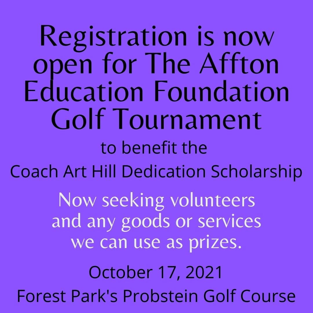 AfftonEdFdn's tweet photo. Join us for the 2021 AEF Golf Tournament!  Register here: https://t.co/wwkcgfUSP5 https://t.co/bLYNmSCwIV
