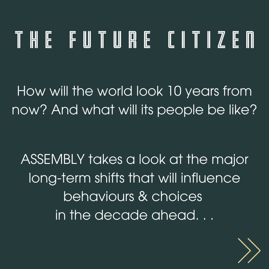 ASSEMBLY_'s tweet photo. How will the world look 10 years from now? And what will become more important to its people?

We unveil some of the major shifts that are set to influence our behaviour in 2030 and beyond...

Go check out our Instagram/ LinkedIn for the full report ➡️

#FutureOfWork https://t.co/1rwVQnynhD
